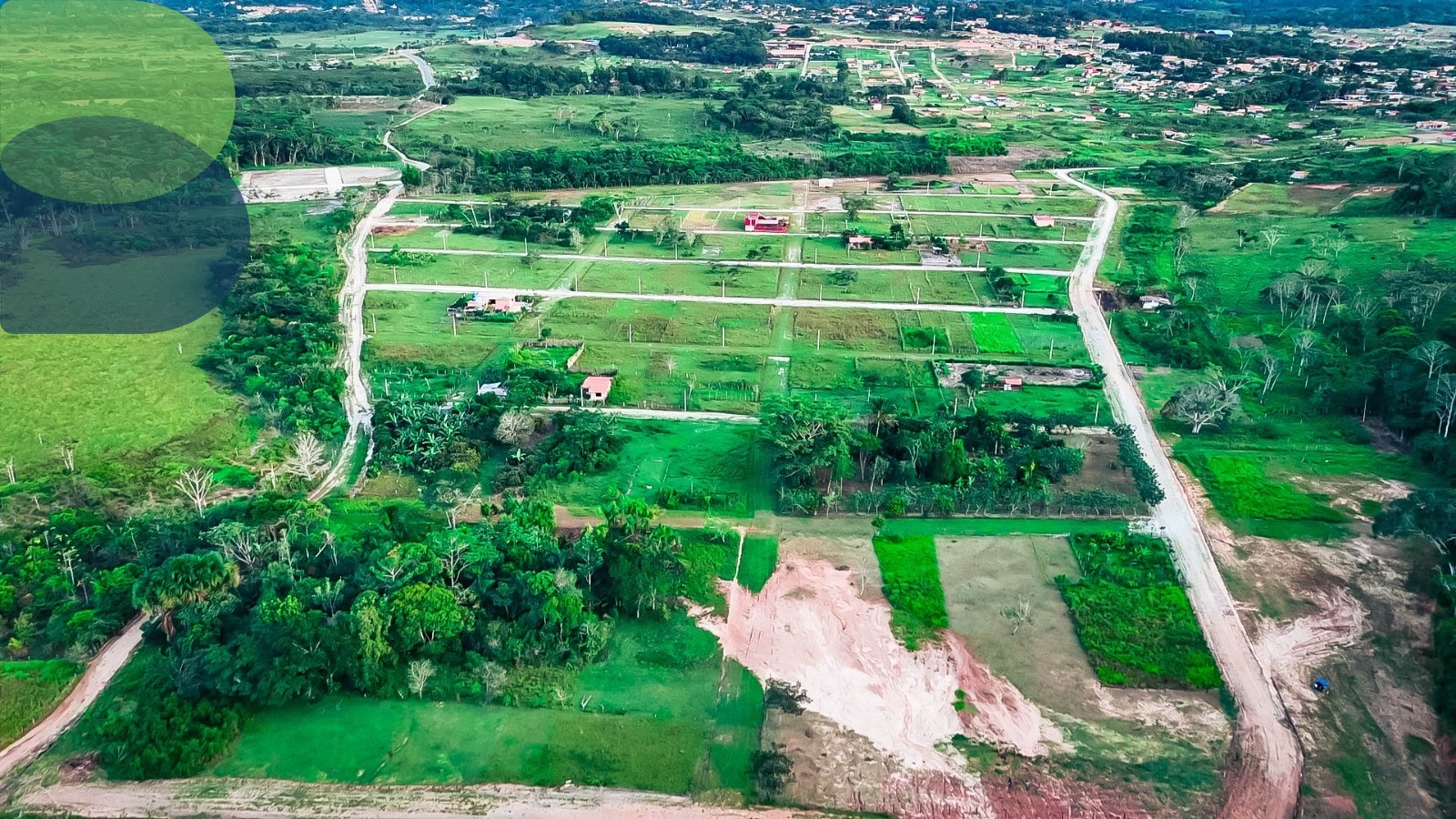 Vista aérea de Moyobamba, San Martín
